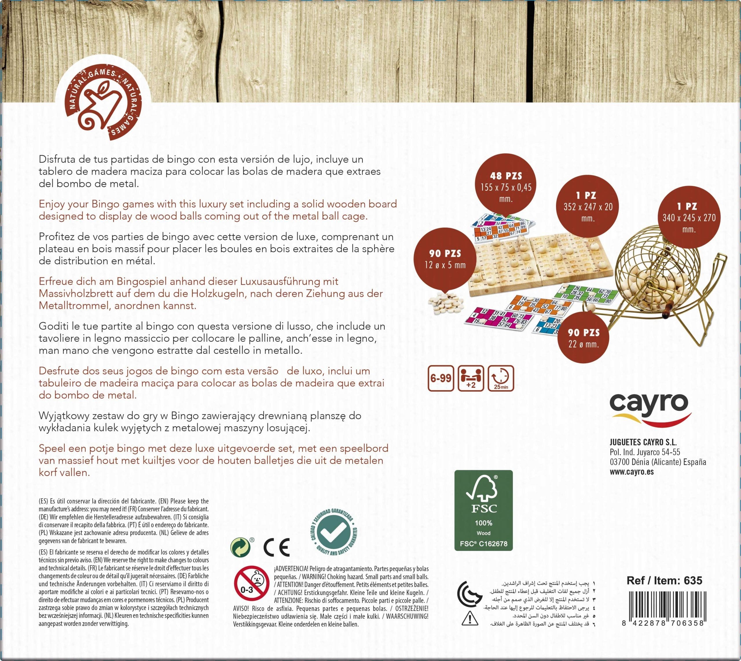 Bingo de Luxe. Lotería - Cayro - Imagen 4
