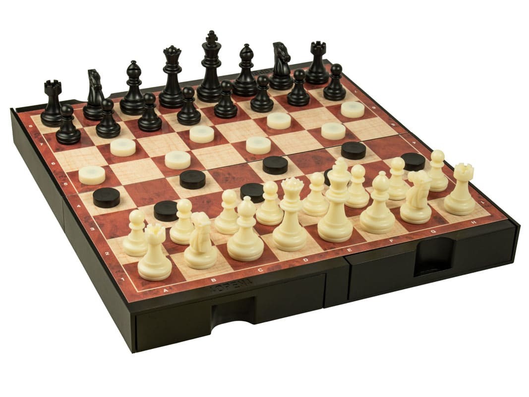 Ajedrez, Damas y Backgammon magnético - Cayro - Imagen 2