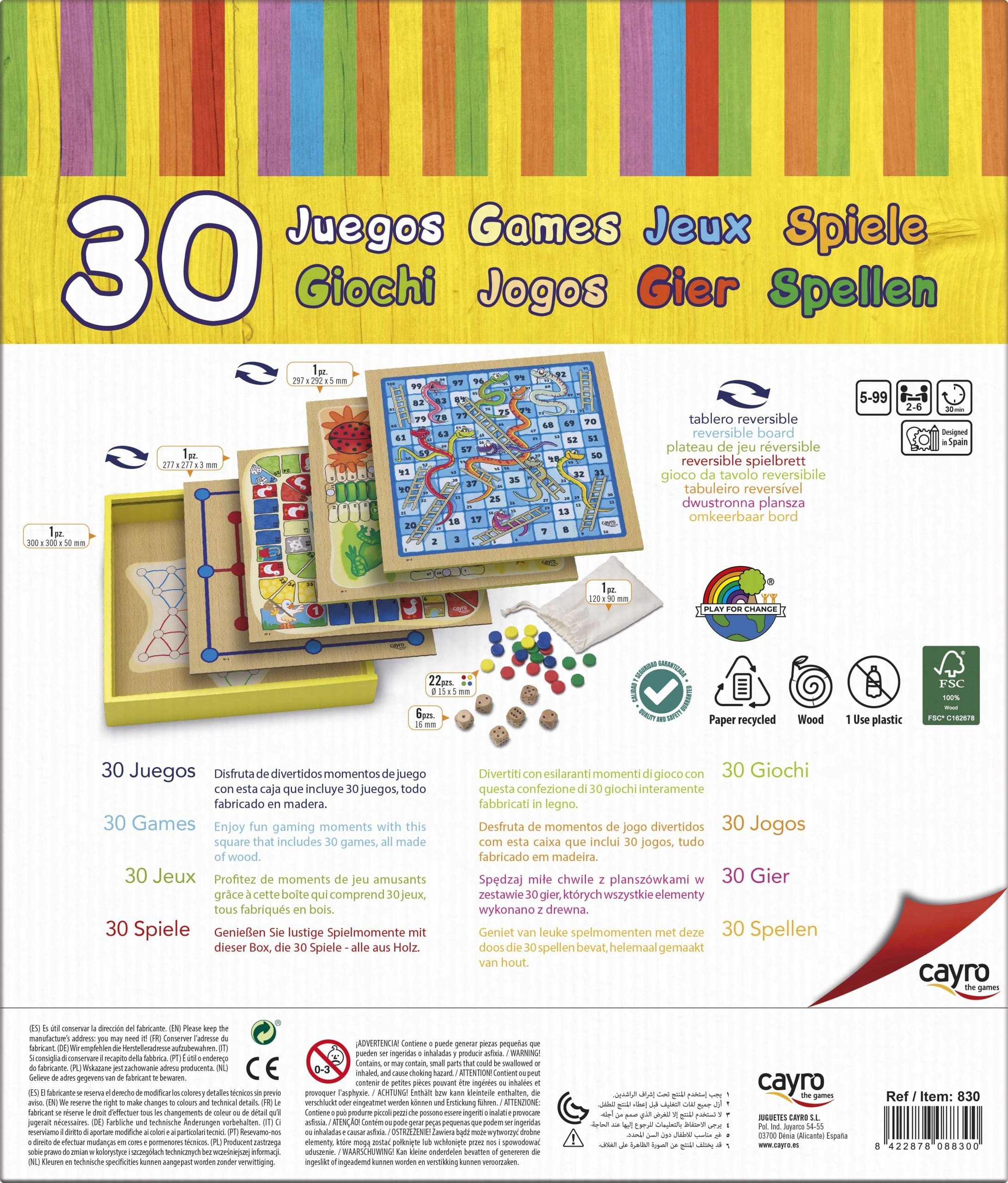 30 Juegos clásicos y familiares - Cayro - Imagen 6