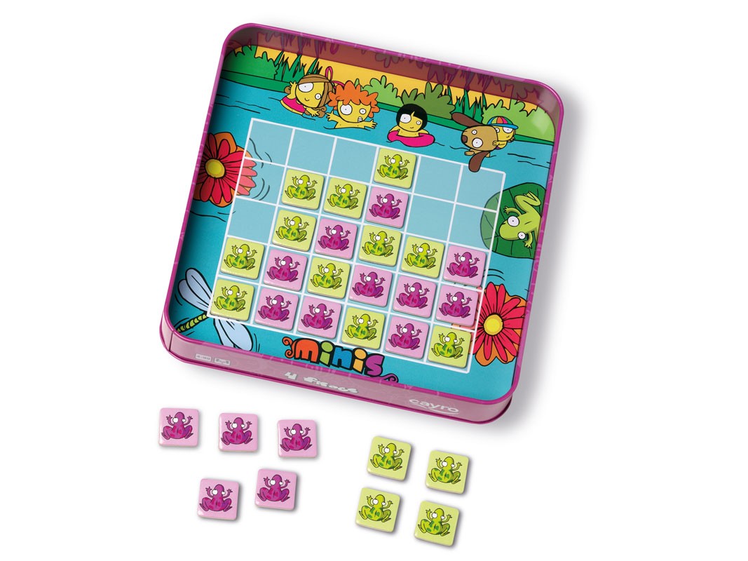 4 FROGS. Juego magnético en lata - Cayro - Imagen 2