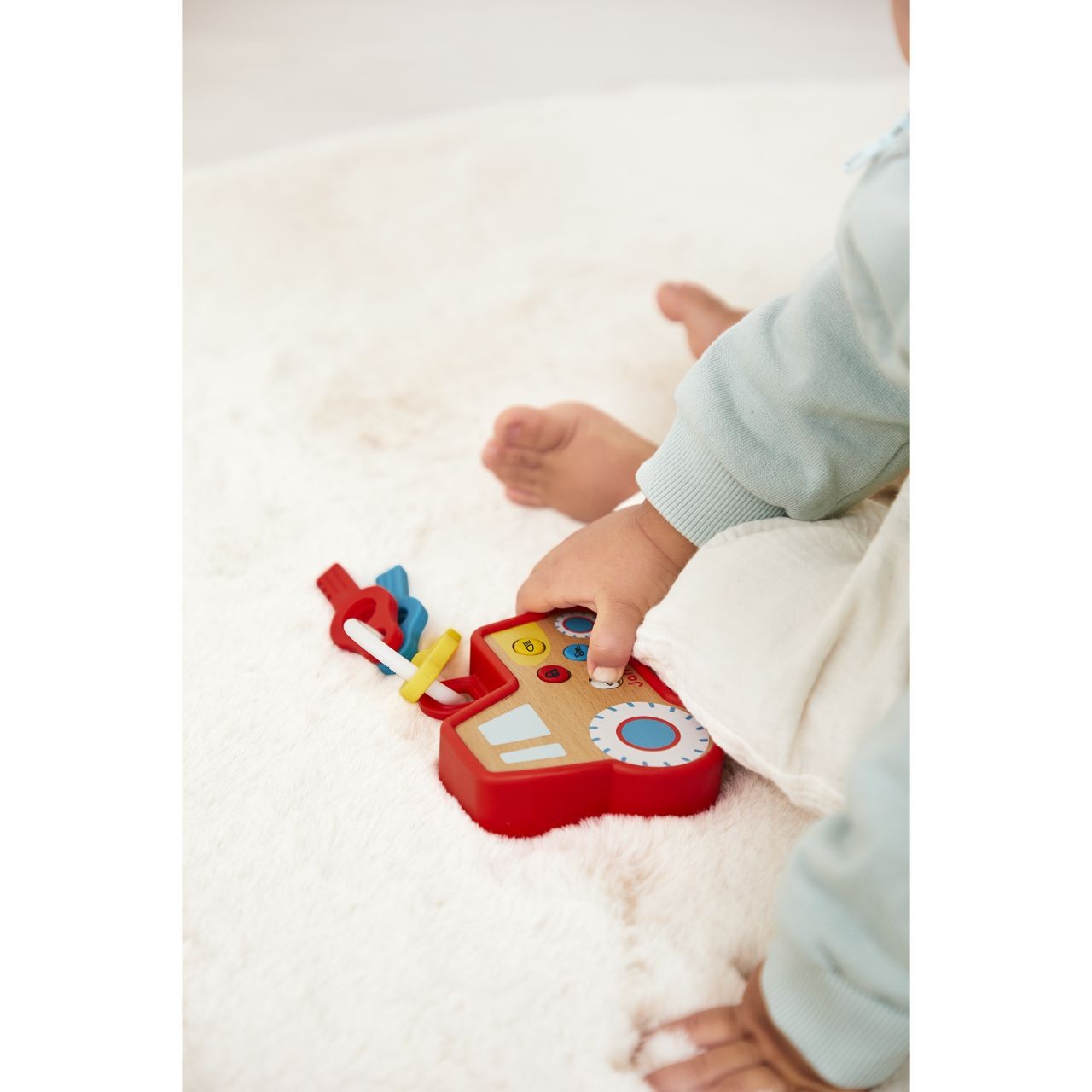 LLavero infantil tractor con sonidos - Janod - Imagen 7