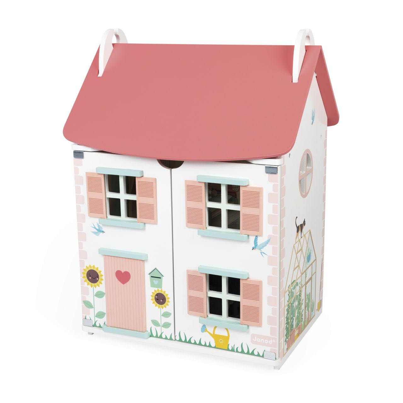 Casa de Muñecas con accesorios y personajes - Janod - Imagen 3
