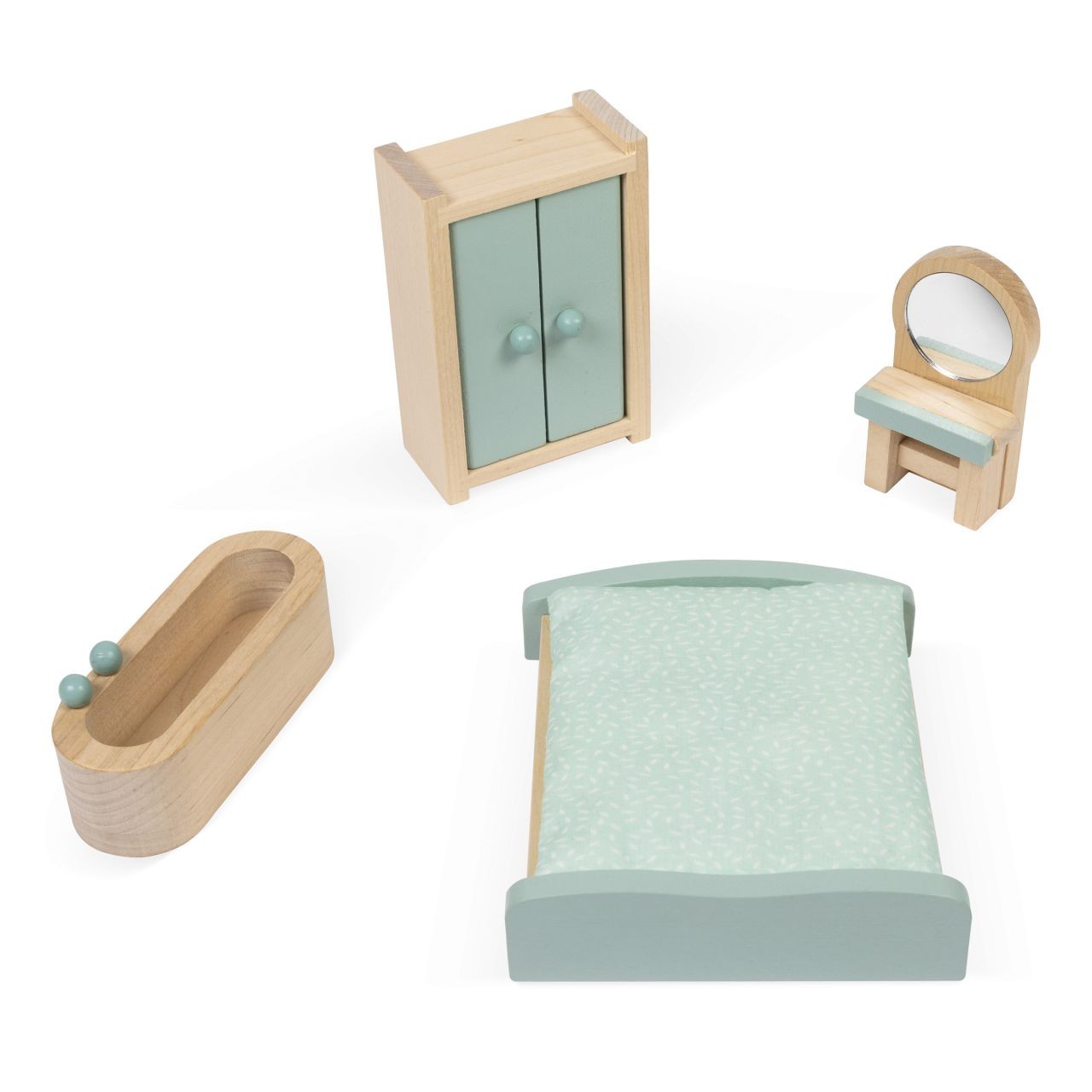 Casa de Muñecas con accesorios y personajes - Janod - Imagen 9