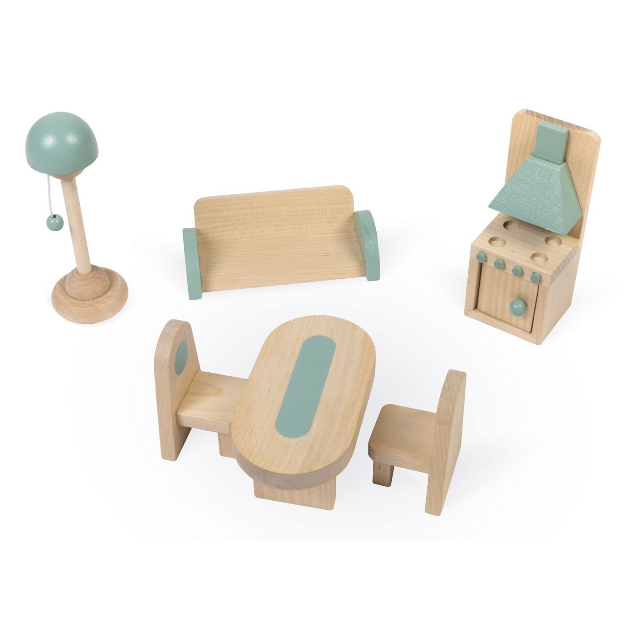 Casa de Muñecas con accesorios y personajes - Janod - Imagen 10