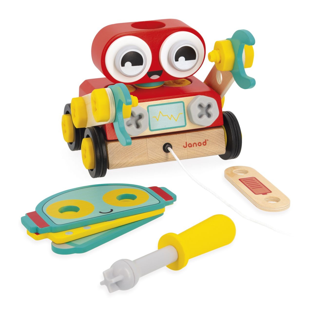 Robot BricoKids para construir - Janod - Imagen 2