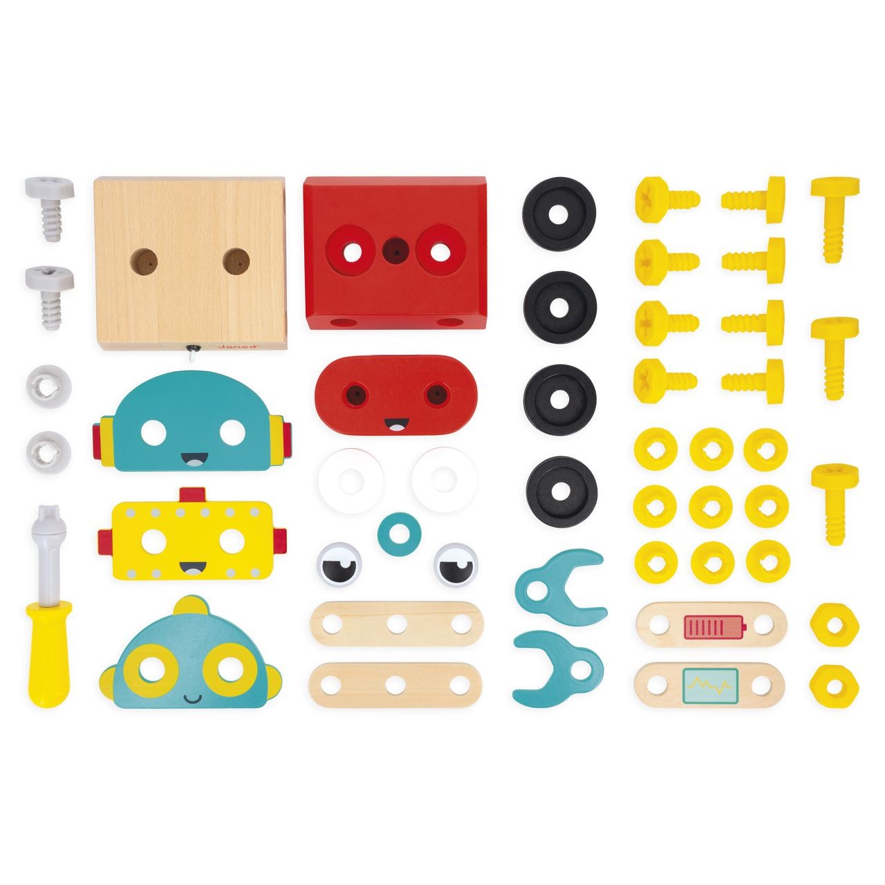 Robot BricoKids para construir - Janod - Imagen 10
