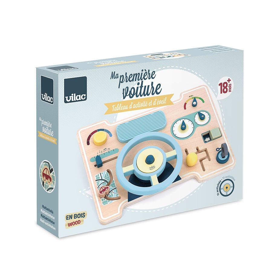Mi primer volante, tablero multiactividad - Vilac - Imagen 4