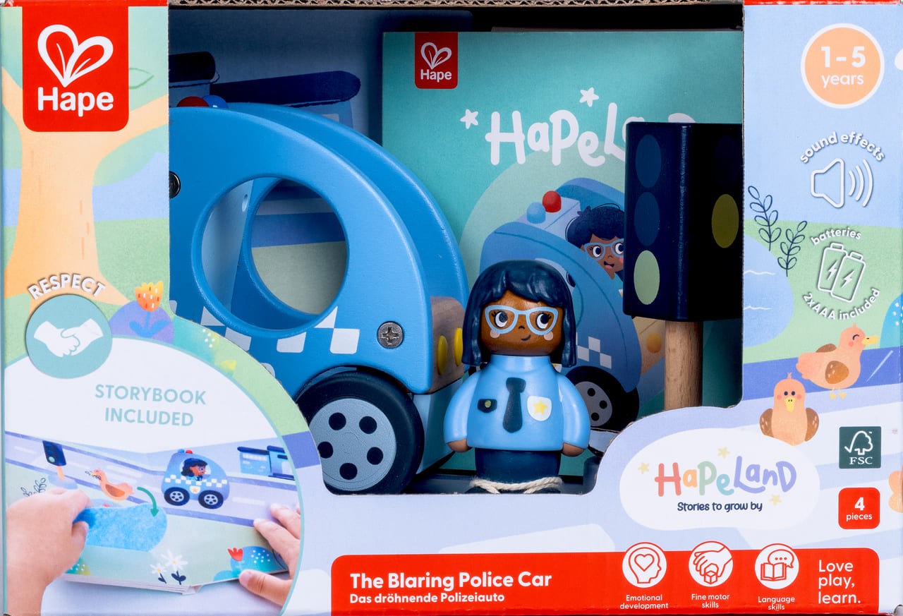 El coche de Policía estridente. Hape Land - Imagen 4