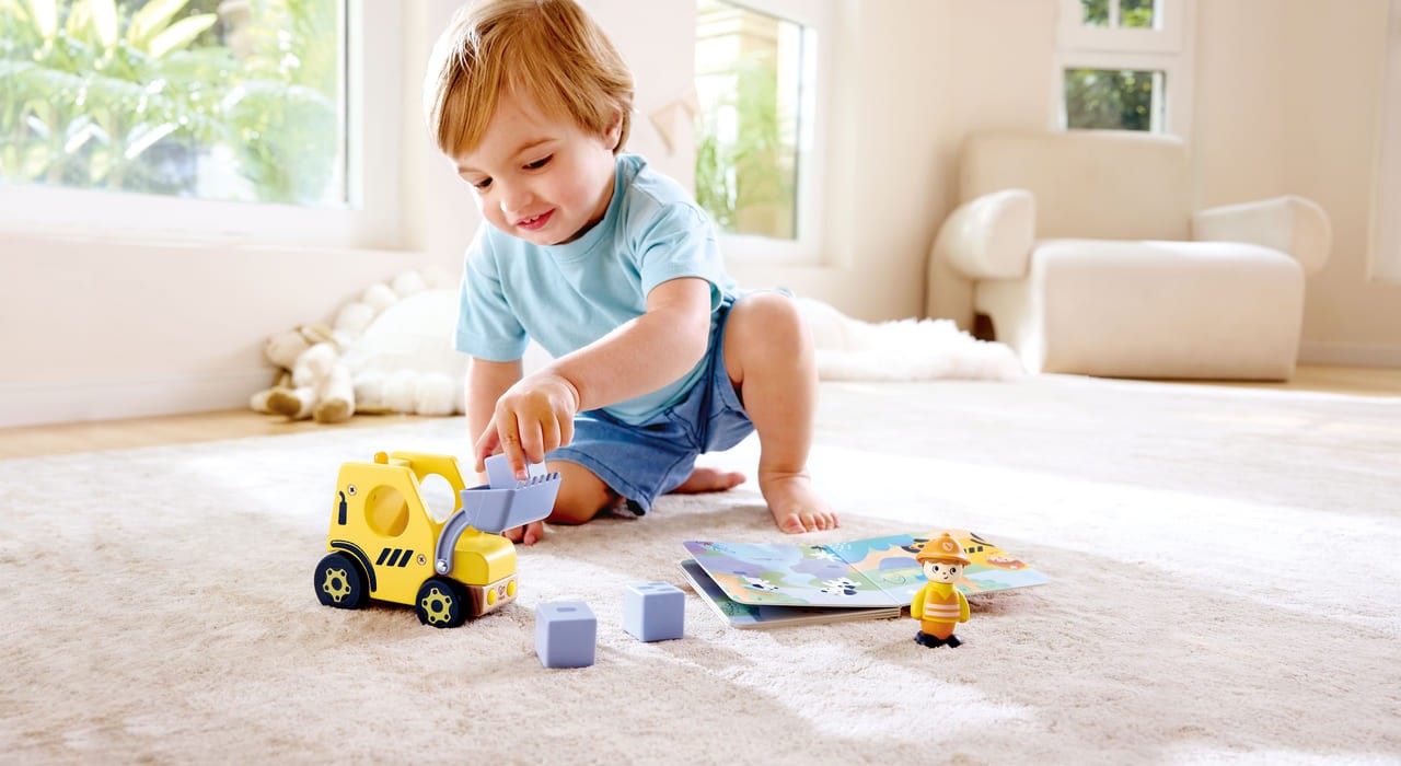 La excavadora zumbadora. Hape Land - Imagen 7