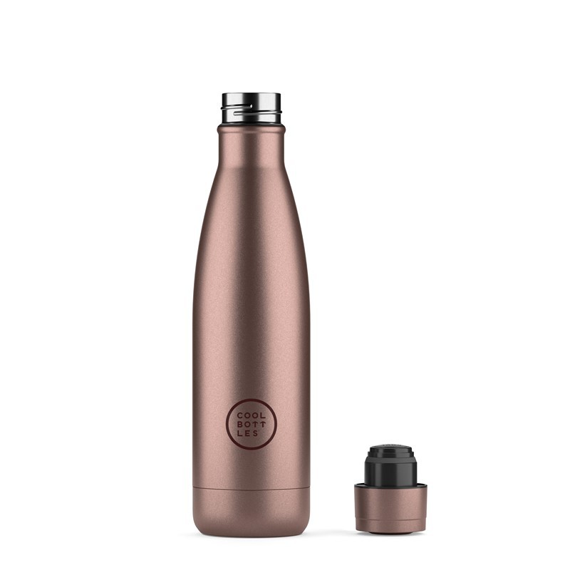 Botella Térmica de Acero Inoxidable Metallic Rose 500ml - Imagen 2