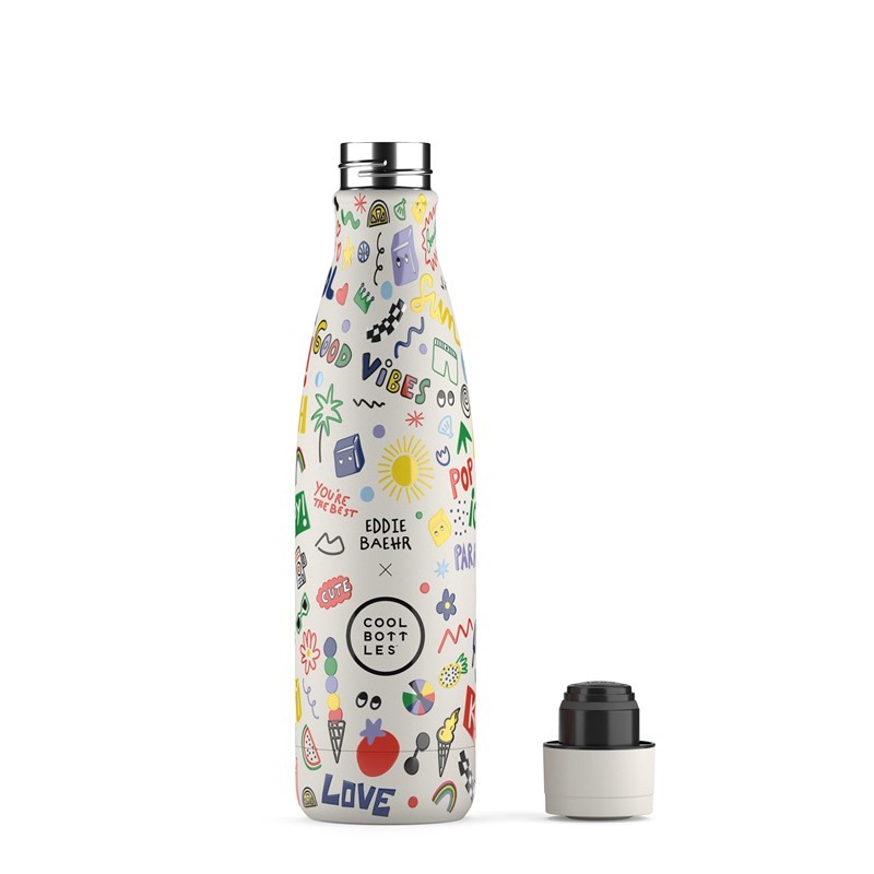 Botella Térmica de Acero Inoxidable Good Vibes 500ml - Imagen 2