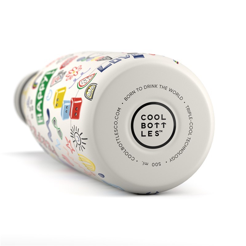 Botella Térmica de Acero Inoxidable Good Vibes 500ml - Imagen 3