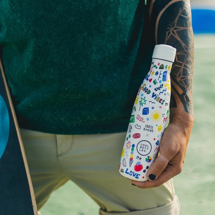 Botella Térmica de Acero Inoxidable Good Vibes 500ml - Imagen 5