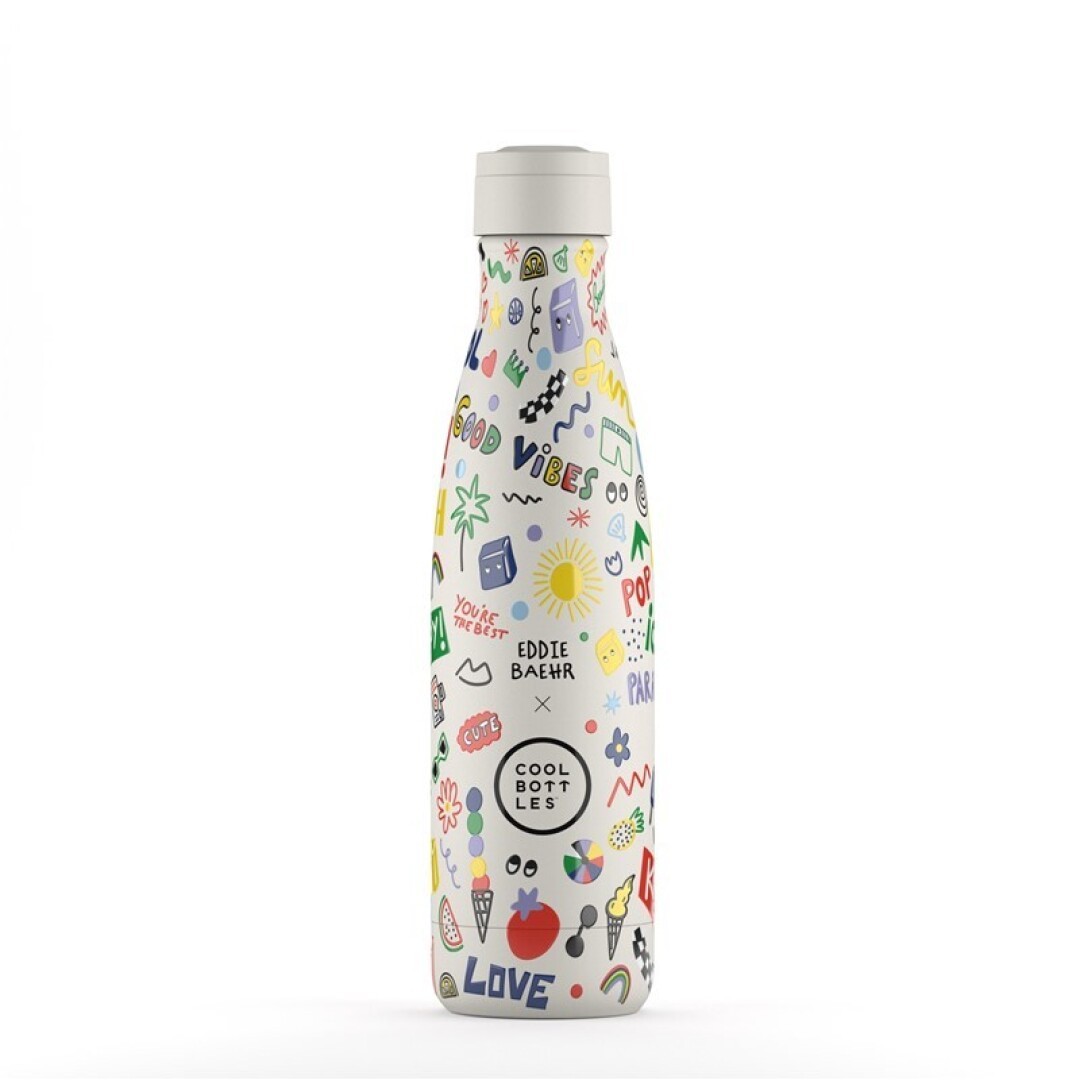 Botella Térmica de Acero Inoxidable Good Vibes 500ml