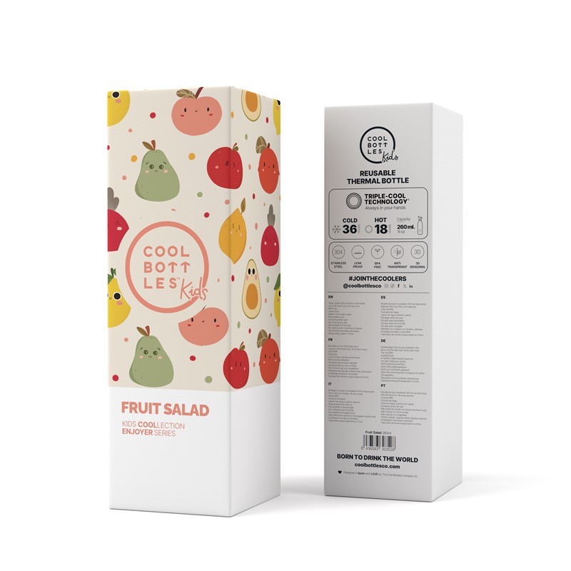 Botella Térmica de Acero Inoxidable Kids Fruit Salad 260ml - Imagen 4
