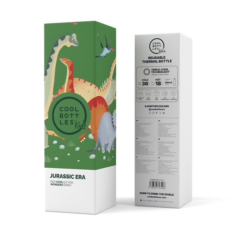 Botella Térmica de Acero Inoxidable Kids Jurassic Era 350ml - Imagen 4