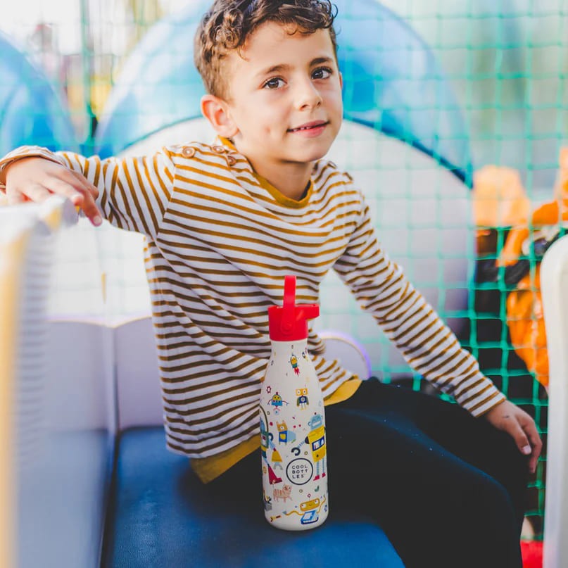 Botella Térmica de Acero Inoxidable Kids Messy Robots 350ml - Imagen 5