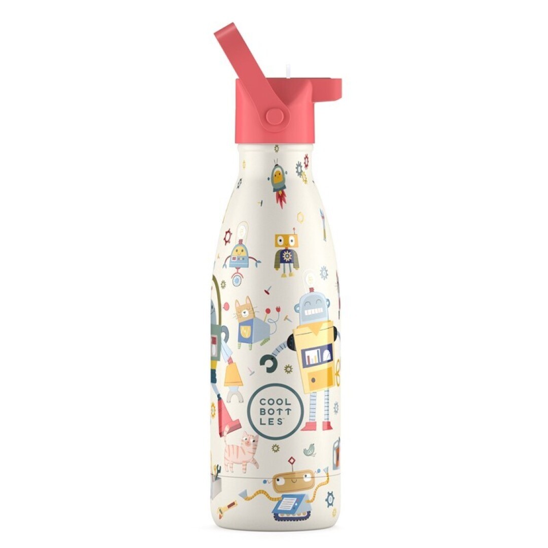 Botella Térmica de Acero Inoxidable Kids Messy Robots 350ml