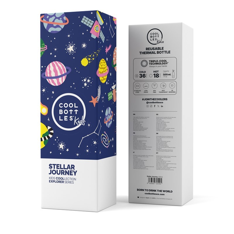 Botella Térmica de Acero Inoxidable Kids Stellar Journey 500ml - Imagen 4