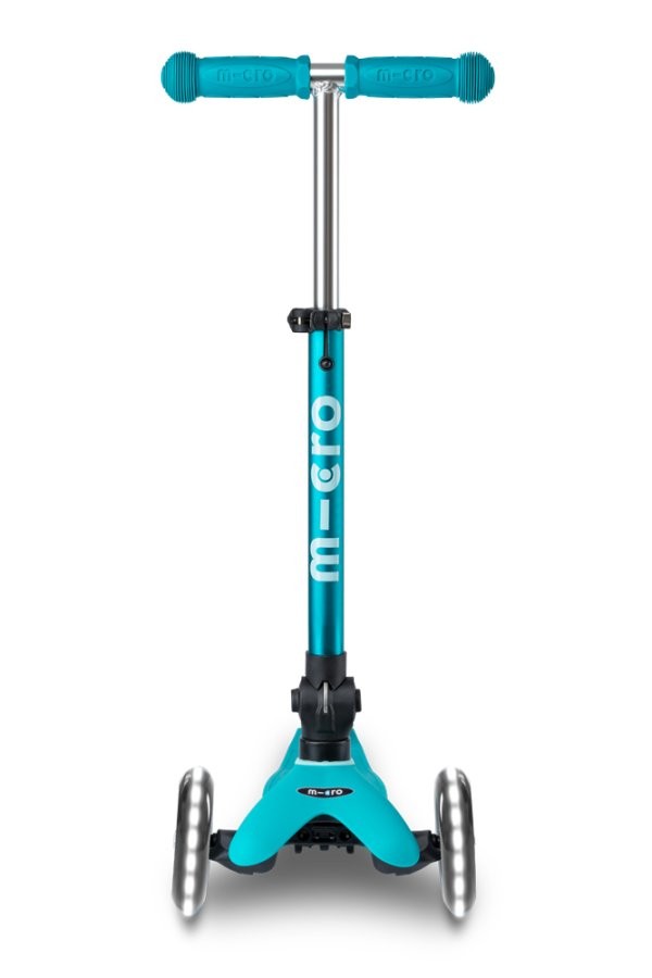 Patinete Micro Mini Deluxe Plegable Aqua LED - Imagen 6