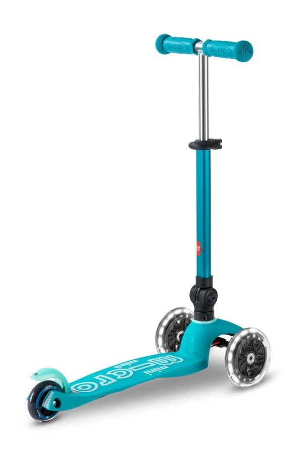 Patinete Micro Mini Deluxe Plegable Aqua LED - Imagen 7