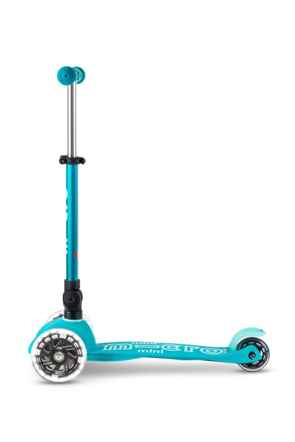 Patinete Micro Mini Deluxe Plegable Aqua LED - Imagen 8