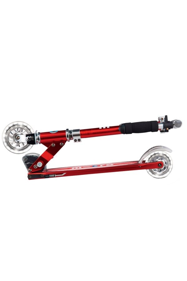 Patinete Micro Sprite Rojo Stripe LED - Imagen 2