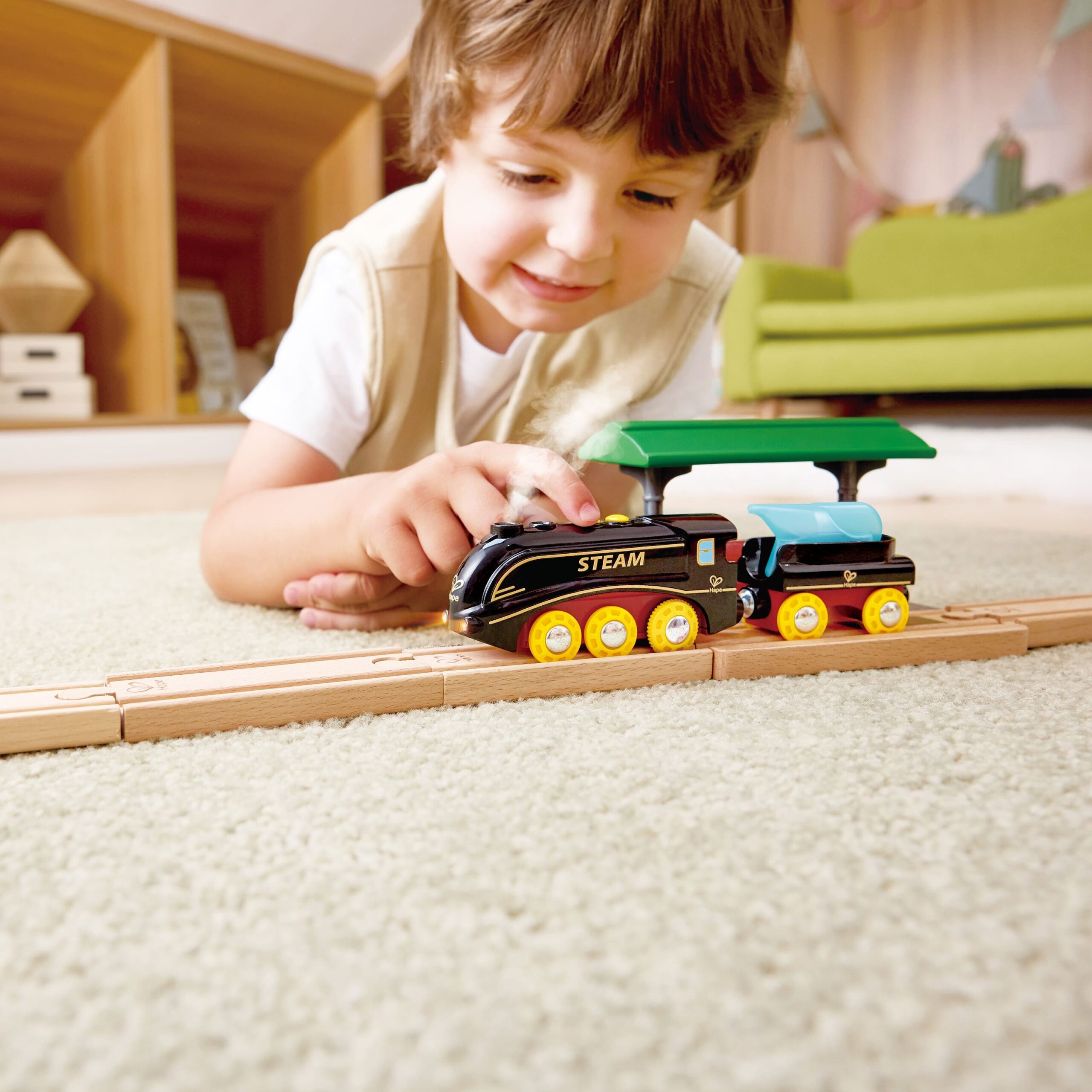 Set Tren de Vapor con sonidos y efecto humo - Imagen 3