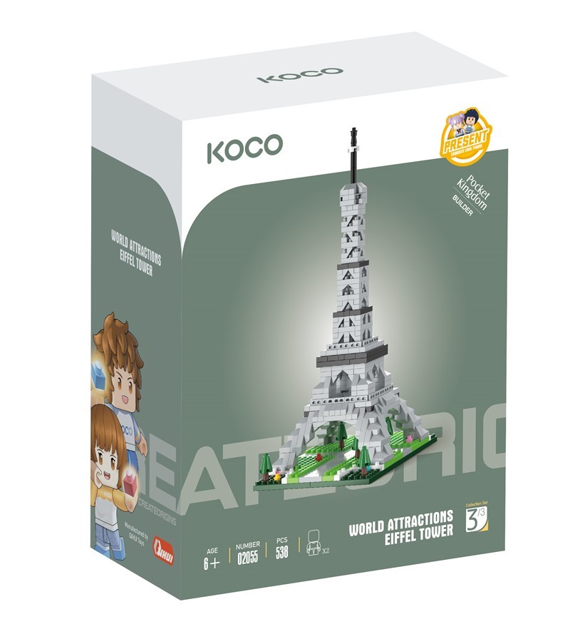 Torre Eiffel 538 piezas - KOCO - Imagen 2