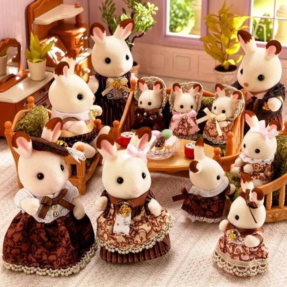 Set de 40 Aniversario Familia Conejo Chocolate - Sylvanian Families - Imagen 3