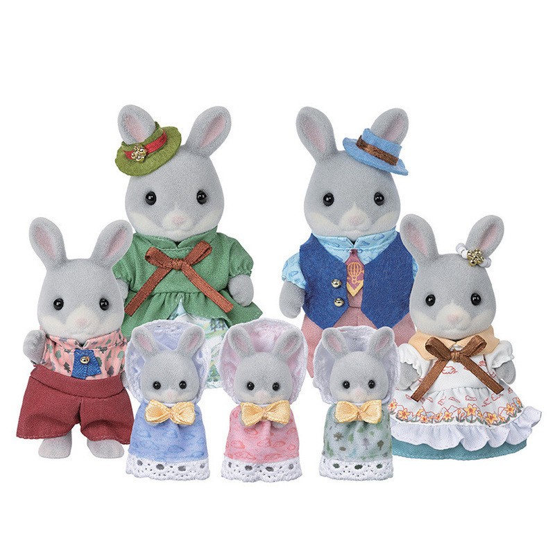 Familia Conejo Colita de Algodón. Set Celebración 40 Aniversario - Sylvanian Families - Imagen 3