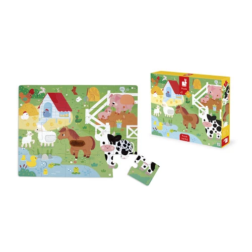 Puzle Táctil de la Granja - Janod - Imagen 9