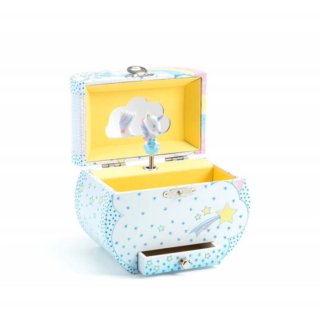 Primera imagen de la Caja de Música Sueños de Unicornio
