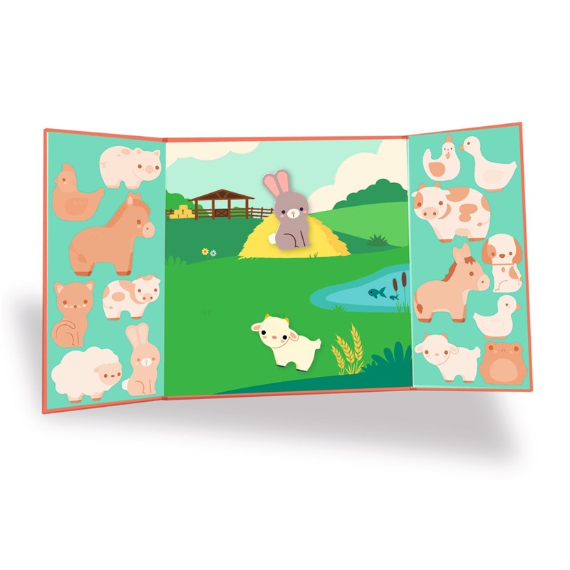 Pegatinas Reposicionables. Los Animales de la Granja - Imagen 2