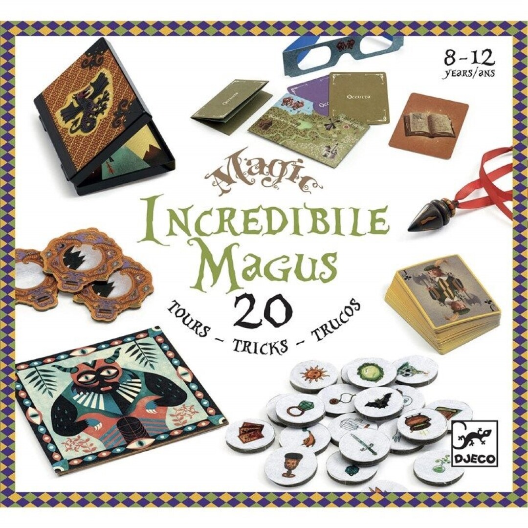 Primera imagen del Juego de Magia Incredibile Magus 20 trucos