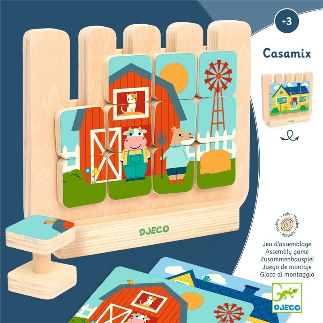 Primera imagen del Juego Educativo Puzzle Casamix