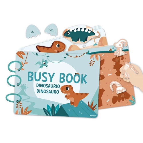 Libro Evolutivo Busy Book Dino - Janod - Imagen 2