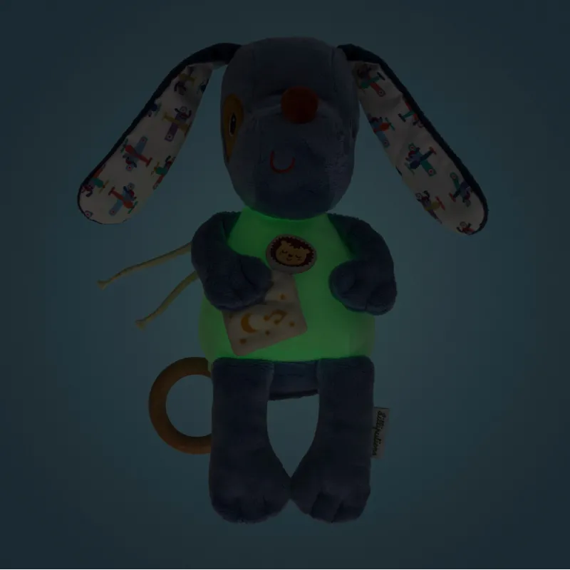 Peluche Musical Jules Brillo en la Oscuridad - Lilliputiens - Imagen 2