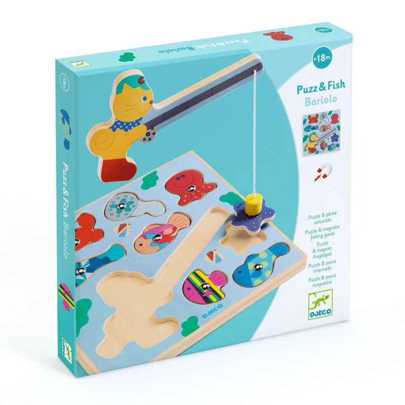 Primera imagen del Puzzle encajable Puzz & Fish Bariolo
