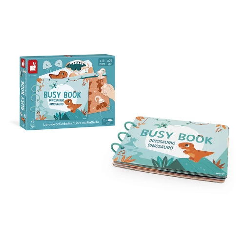 Libro Evolutivo Busy Book Dino - Janod - Imagen 7