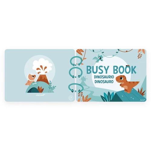 Libro Evolutivo Busy Book Dino - Janod - Imagen 4