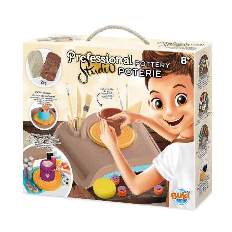 Torno de alfarería infantil de Buki