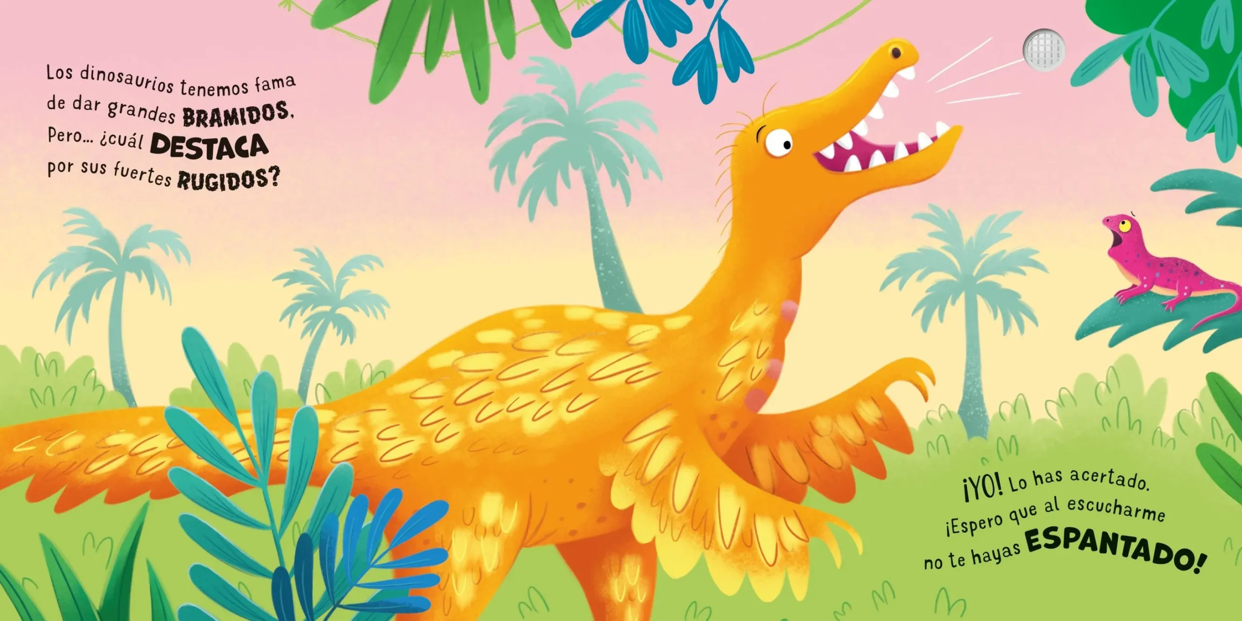 ¿Qué dinosaurio ruge más fuerte? Libro sonoro - Imagen 2