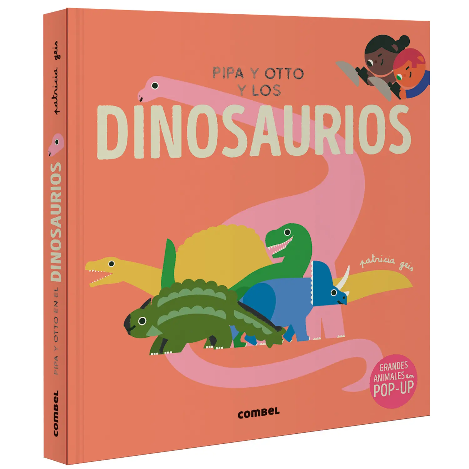 Portada del libro Pipa y Otto y los Dinosaurios de Combel Editorial