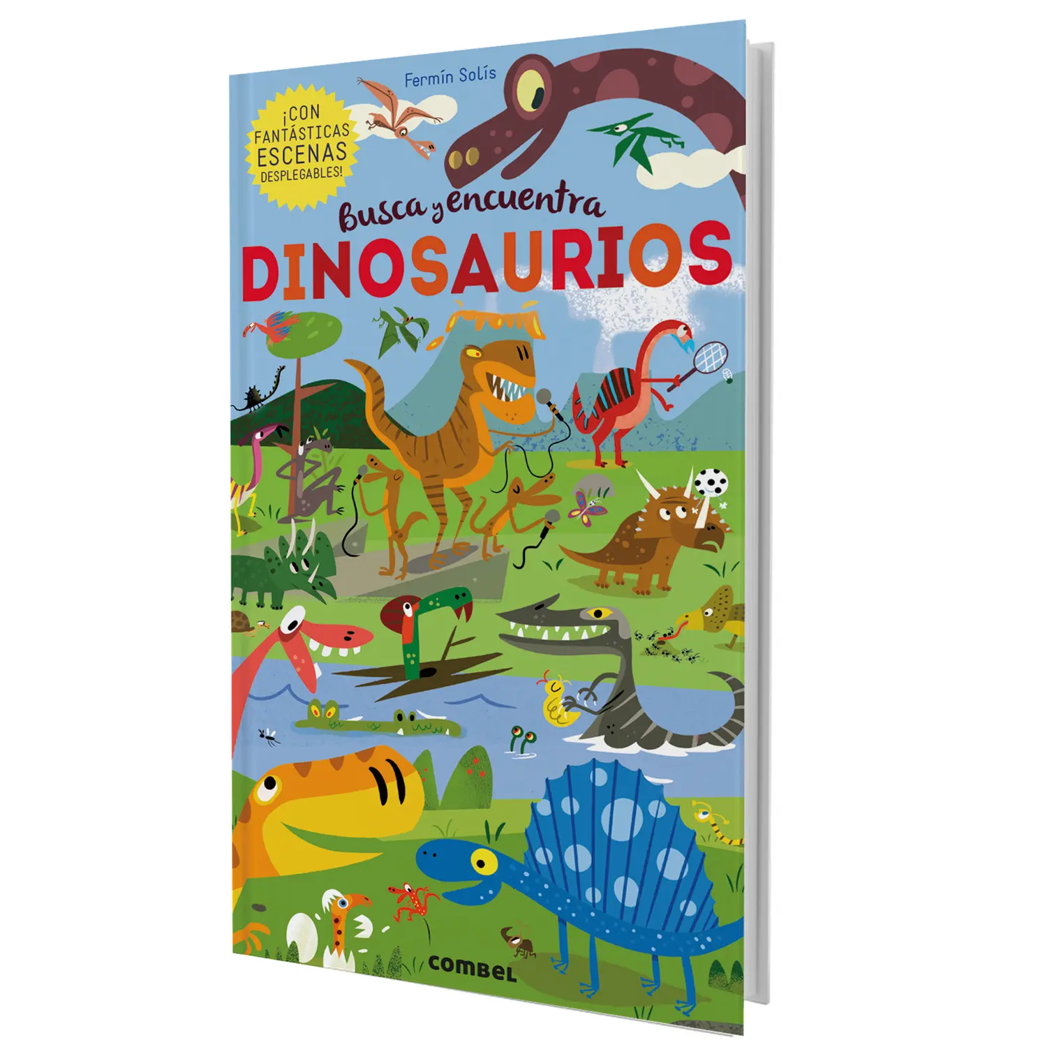 Portada del libro Busca y encuentra. Dinosaurios de Libby Walden