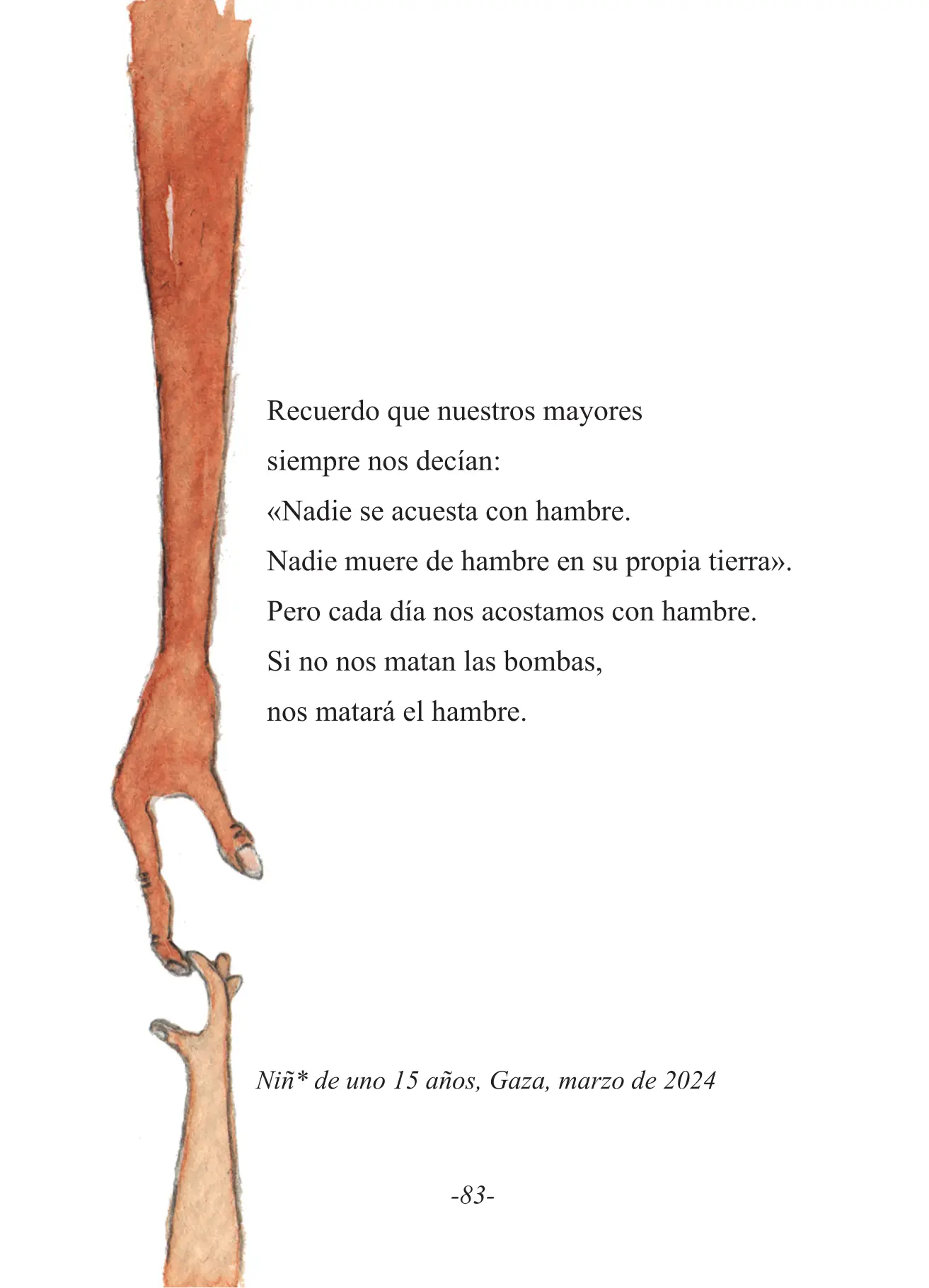 Un millón de cometas. Testimonios y poemas de niños y niñas de Gaza 2023-24 - Imagen 2