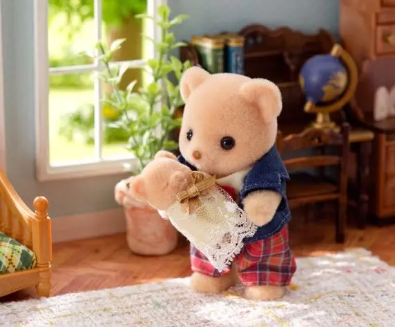Trillizos Osos Biscuit en su cuna - Sylvanian Families - Imagen 6