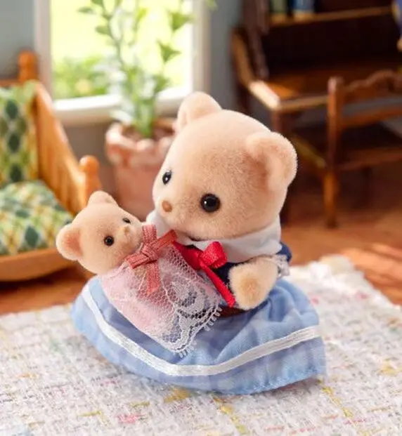 Trillizos Osos Biscuit en su cuna - Sylvanian Families - Imagen 8