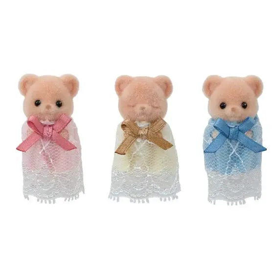 Trillizos Osos Biscuit en su cuna - Sylvanian Families - Imagen 4