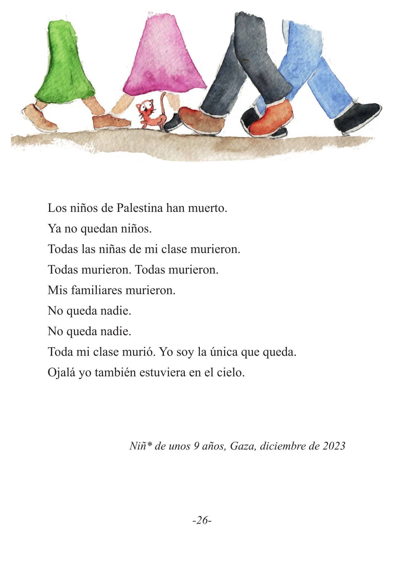 Un millón de cometas. Testimonios y poemas de niños y niñas de Gaza 2023-24 - Imagen 4